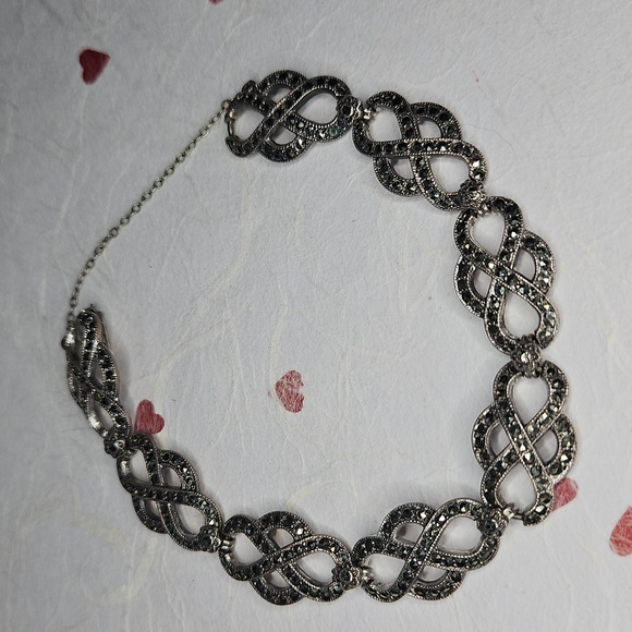 Vintage Marcasite Bracelet - Picture 1 of 4